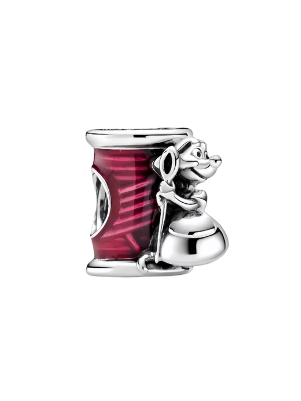New Pandora Cinderella Suzy Mouse and Thread Charm